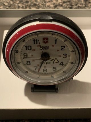 RARE Swiss Army by Victorinox “Dual Time” Travel Clock with Merck Vioxx Logo 2