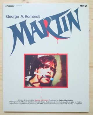 Rare Vhd Martin (1977) Video High Density Disc Japan /1000