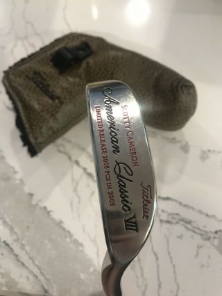 Scotty Cameron Left Hand American Classic Vii Rare Limited