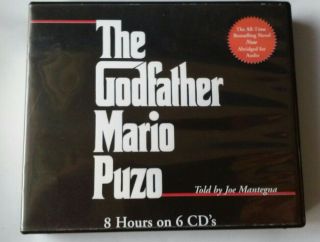 The Godfather Audio Book Mario Puzo 8 Hours 6 Discs Read By Joe Mantegna Rare Cd