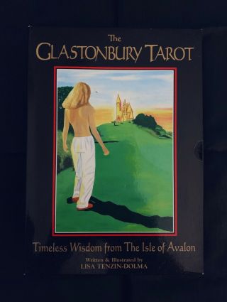 Rare The Glastonbury Tarot Cards Complete Set - Full Size Illustrated Book Oop