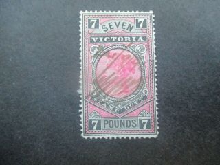 Victoria Stamps: £7 Stamp Duty - Rare (c139)