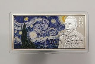 Gabon 1000 Francs 2015 Van Gogh Very Rare B18 Cg20