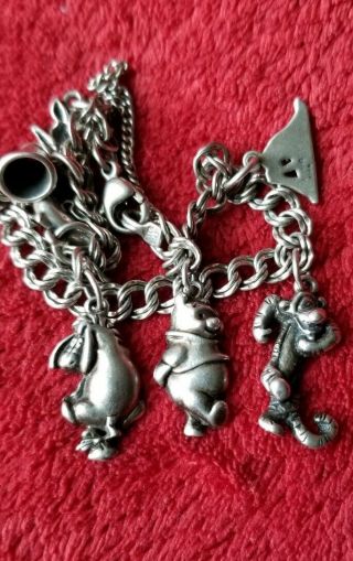 James Avery sterling silver 925 rare charms and Disney charms bracelet 2
