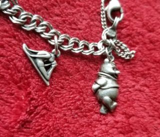 James Avery sterling silver 925 rare charms and Disney charms bracelet 5