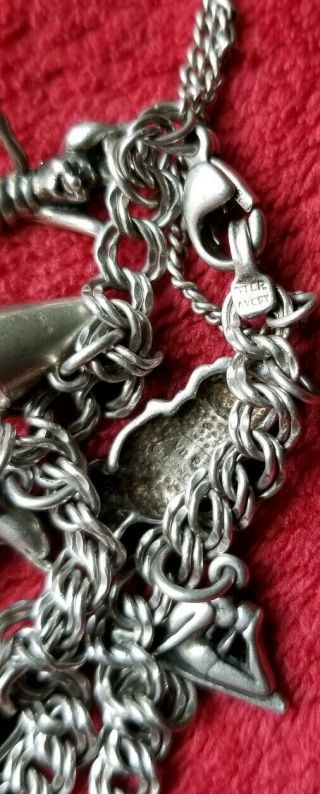 James Avery sterling silver 925 rare charms and Disney charms bracelet 7