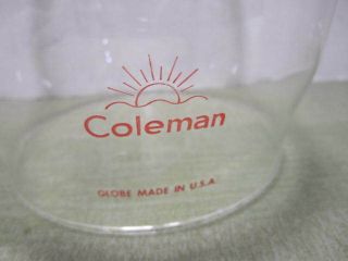 Rare Sunshine Coleman 236/237/639 Lantern Globe Made In Usa