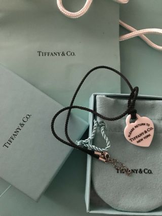 Tiffany & Co.  Please Return To Tiffany Bone China Necklace (rare)