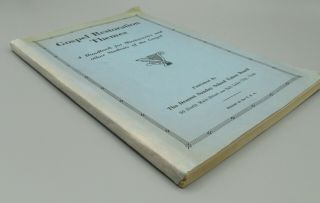 RARE 1936 LDS Mormon Missionary Handbook 1949 Discussions Gospel Training Lesson 3