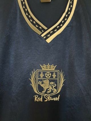 Rare Rod Stewart Tour Scottish Style Football T Shirt Xl