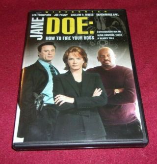 Jane Doe: How To Fire Your Boss Rare Oop Dvd Lea Thompson,  Joe Penny