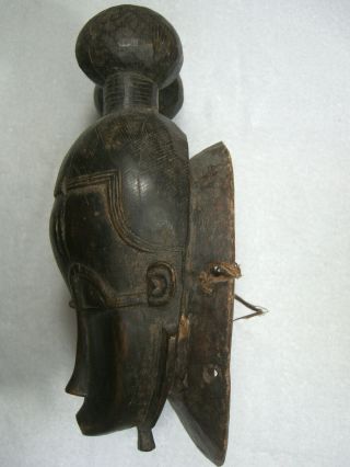 Baule Rare vintage double face Mask Cote d ' Ivoire African Art 3
