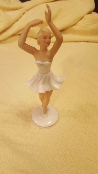 Vintage Goebel Shaubach Kunst Ballerina Figurine Suntan Ladies Shau 18 Rare Item
