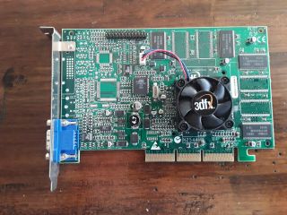 Rare - 3dfx Voodoo4 4500 32m Pci Video Card - And