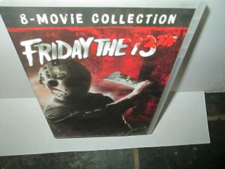 Friday The 13th 1 2 3 4 5 6 7 & 8 Rare Horror Dvd Set Jason Betsy Palmer 8 Disc
