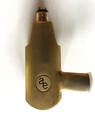 Rare Gold Empire Headshell For Model 98 Ae Tonearm