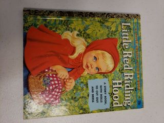 Rare Little Golden Activity Book Paper Dolls Little Red Riding Hood 1959