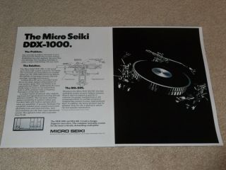 Micro Seiki Ad,  Ddx - 1000 Turntable,  Ma - 505 Tonearm,  2 Pg,  1976,  Very Rare