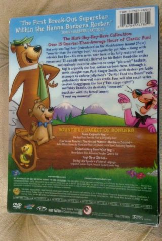 The Yogi Bear Show: The Complete Series (DVD,  2005,  4 - Disc Set) RARE 3