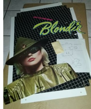 Blondie 1979 Eat To The Beat Store Display Kit & Rare
