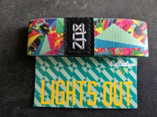 Zox Wristband " Lights Out ",  Rare
