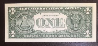 RARE LUCKY 7’s 2017 $1 DOLLAR BILL FRN 5 & 3 OF A KIND BINARY 3