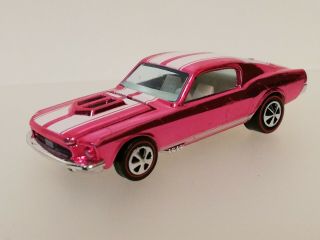 Hot Wheels Rlc Custom Mustang 16th Nationals Convention Pink Party Car Rare 1/64