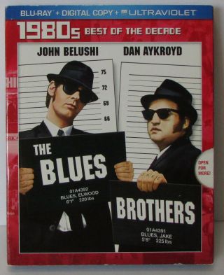 The Blues Brothers Blu - Ray With Rare Best Of The Decade Slipcover -