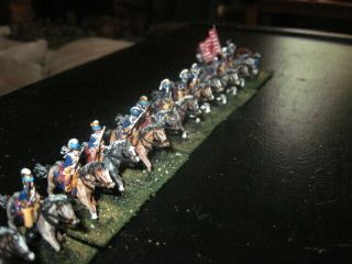 16 Painted 1/72 - Rare Revolutionary War Continental Dragoon Cavalry & Artillery
