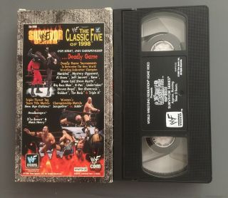 WWF Survivor Series ‘98 (VHS,  1998) WWE WCW NWO RARE 2