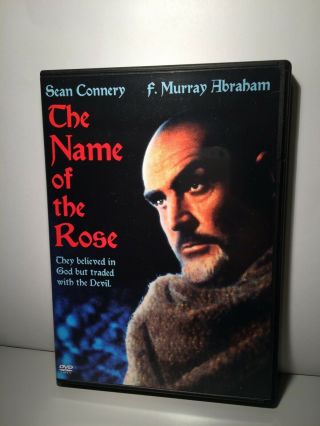 The Name Of The Rose (dvd) Sean Connery Rare Oop