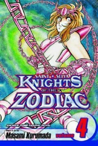 Knights Of The Zodiac (saint Seiya),  Vol.  4 By Masami Kurumada Rare Oop Ac Manga
