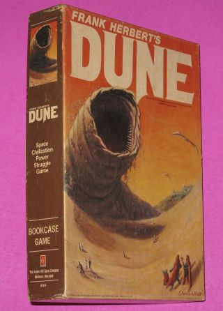 1979 Frank Herbert DUNE Bookcase Board Game Avalon Hill Rare OOP Complete 2