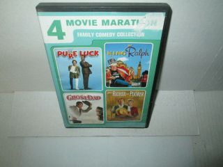 Pure Luck - Martin Short / For Richer Or Poorer - Tim Allen Rare 4 Movie Dvd Set