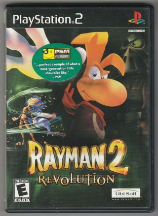 Rayman 2: Revolution Sony Playstation 2 Game Ps2 Rare Htf Complete