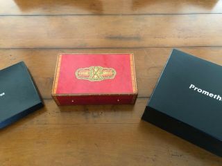 Rare 2000 Prometheus Ltd Ed Opus X Cigar Humidor Travel Case & Cutter 68/300