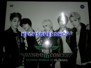 Shinee World The 3rd Concert Iii In Seoul 2 Dvd Photobook Rare Oop
