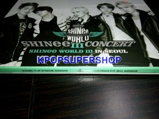 SHINee World The 3rd Concert III in Seoul 2 DVD Photobook Rare OOP 2