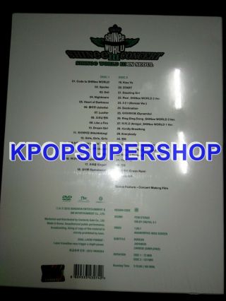 SHINee World The 3rd Concert III in Seoul 2 DVD Photobook Rare OOP 3
