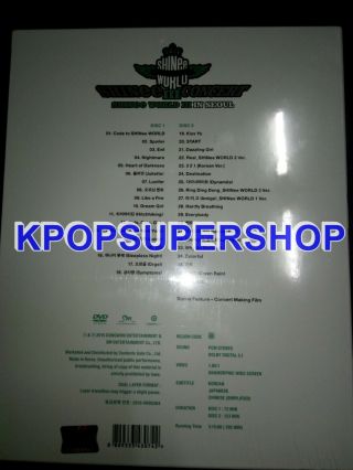 SHINee World The 3rd Concert III in Seoul 2 DVD Photobook Rare OOP 4