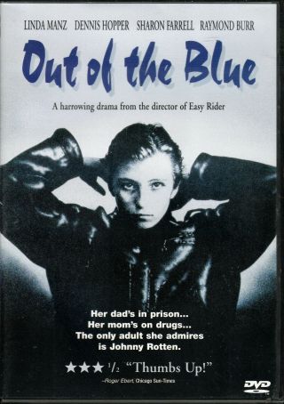 Out Of The Blue Dvd,  Dennis Hopper Rare Oop Anchor Bay With Insert 1981
