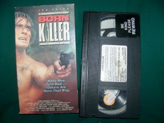 Born Killer VHS Tape starring Ted Prior - - Gore - Horror - - Rare 3