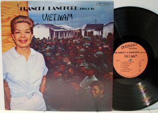 Rare Jazz Lp - Frances Langford - Frances Langford Sings In Vietnam - Outrigger
