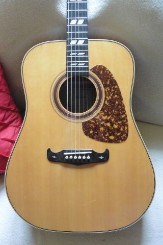 ☆ Ultra Rare Ibanez B660 Acoustic Guitar C.  1980 Natural Mij Japan,  H/case ☆