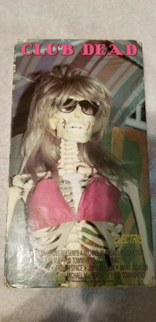 Rare Vhs - Club Dead (aka Terror At Red Wolf Inn) 1989 Electric Productions