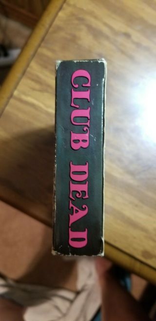 RARE VHS - Club Dead (AKA Terror At Red Wolf Inn) 1989 Electric Productions 5