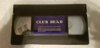 RARE VHS - Club Dead (AKA Terror At Red Wolf Inn) 1989 Electric Productions 6