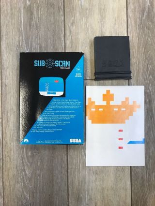 Sub Scan - Atari 2600 Video Game System - RARE 2