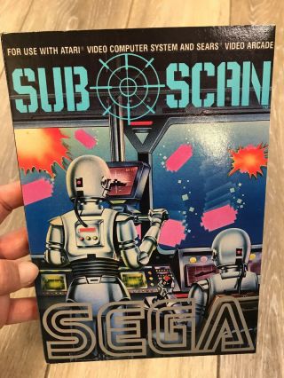 Sub Scan - Atari 2600 Video Game System - RARE 7