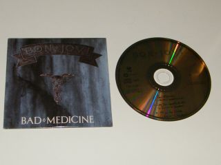 Bon Jovi Bad Medicine Rare 1988 Uk 3 Track Cd